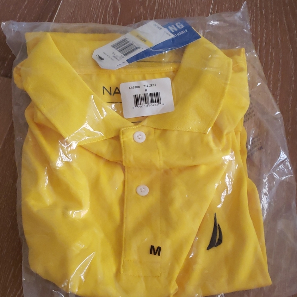 Nautica short sleeve polo shirt medium size